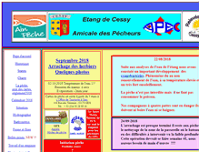 Tablet Screenshot of cessy-peche.org